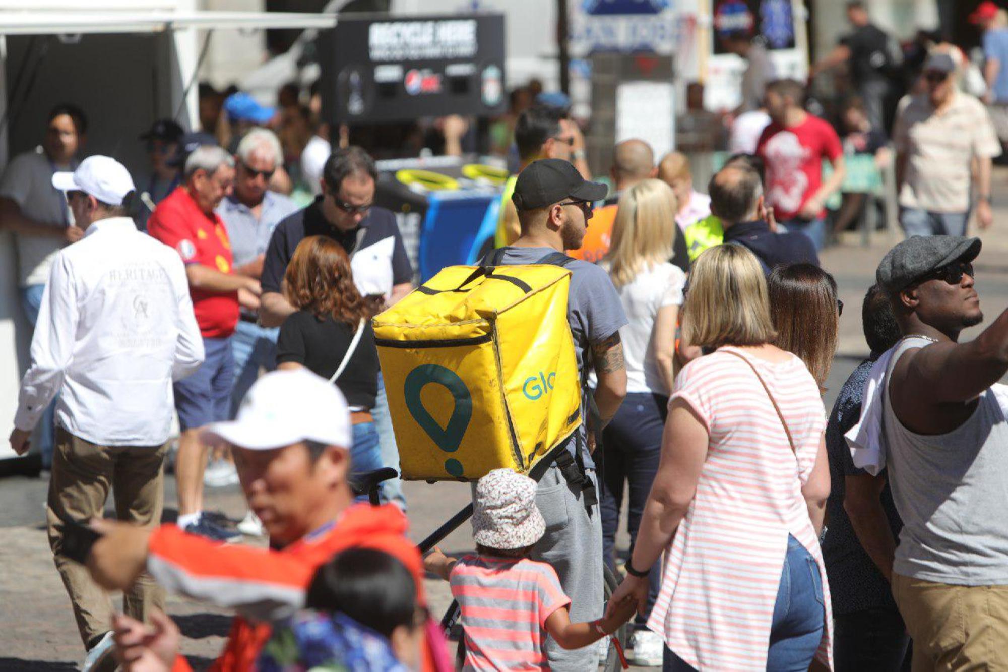 Repartidor de Glovo en Madrid